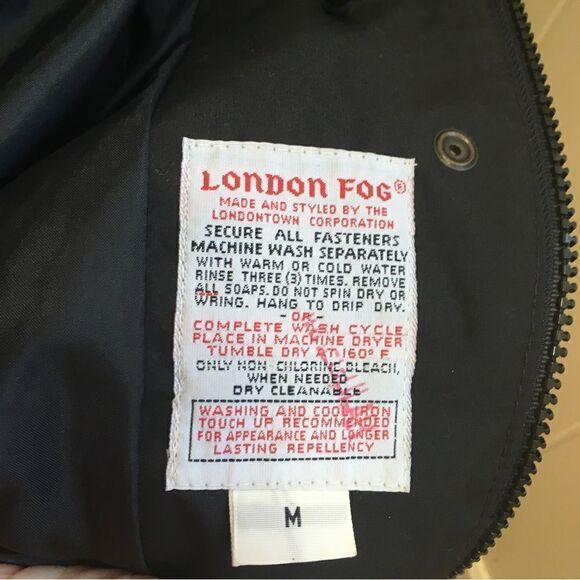 VINTAGE LONDON FOG RETRO DESIGN HIP-LENGTH WINDBREAKER - Picture 8 of 9